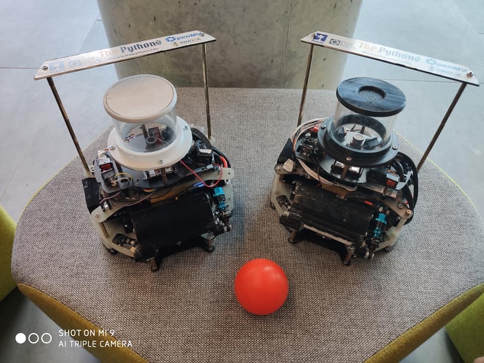 Image of Soccer robots for robocup junior 2019